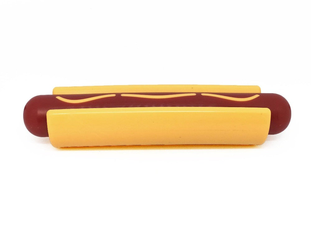Hot Dog Nylon Dog Toy for Aggressive Chewers | USA Made | SodaPup - BIG FRENCHIES