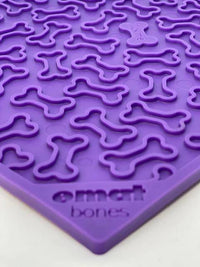 Bones eMat - Enrichment Lick Mat for Dogs and Cats | eMat Enrichment Toy for Anxiety Relief | SodaPup - BIG FRENCHIES