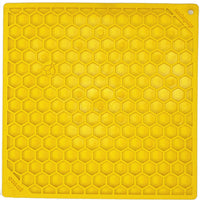 Honeycomb eMat - Enrichment Lick Mat for Dogs and Cats | eMat Enrichment Toy for Anxiety Relief | SodaPup - BIG FRENCHIES