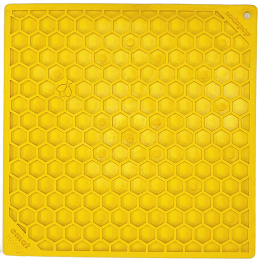 Honeycomb eMat - Enrichment Lick Mat for Dogs and Cats | eMat Enrichment Toy for Anxiety Relief | SodaPup - BIG FRENCHIES
