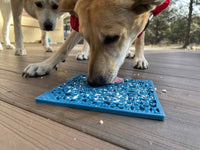 Jigsaw Puzzle eMat - Enrichment Lick Mat for Dogs and Cats | eMat Enrichment Toy for Anxiety Relief | USA Made - BIG FRENCHIES