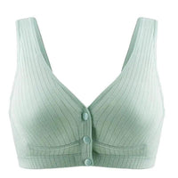 Soft And Comfortable Cotton Nursing Bra Breathable Breastfeeding Bras for Women Maternity Bra Plus Big Size Easy Feeding Bra Wire Free - BIG FRENCHIES