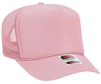 Mama Blue Checkered Bow Adult Otto Foam Trucker Hat