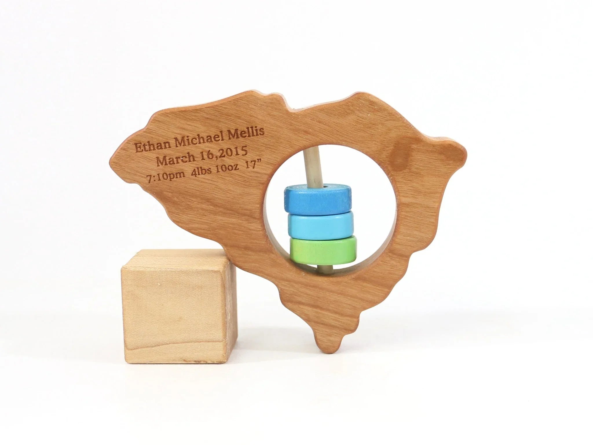 South Carolina State Wooden Baby Rattle™ - BIG FRENCHIES