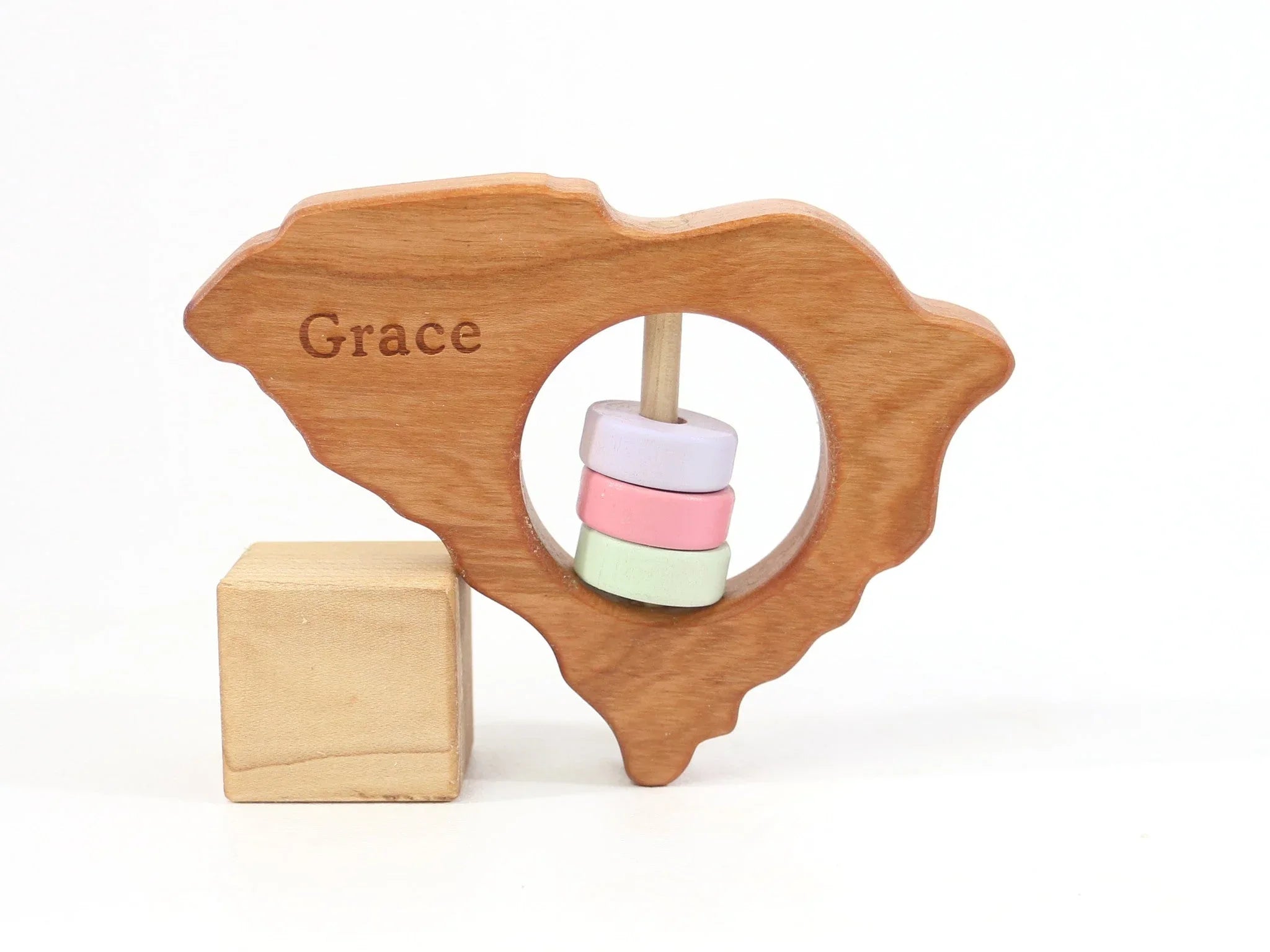 South Carolina State Wooden Baby Rattle™ - BIG FRENCHIES