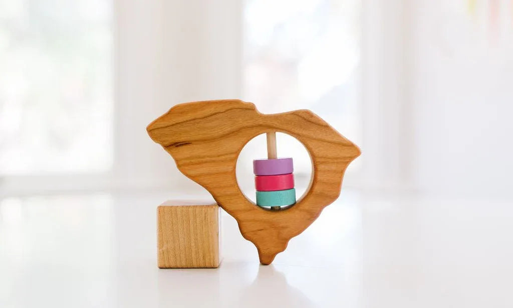 South Carolina State Wooden Baby Rattle™ - BIG FRENCHIES