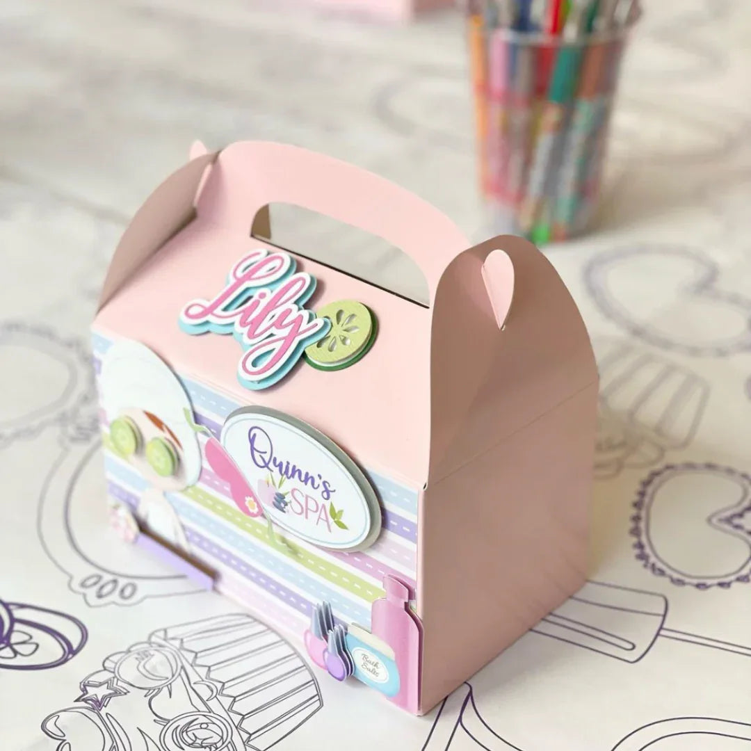 Spa Party Coloring Tablecloth - BIG FRENCHIES