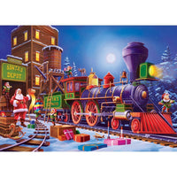 Sparkle & Shine - Santa's Depot 500 Piece Glitter Jigsaw Puzzle | Masterpieces Puzzles - BIG FRENCHIES