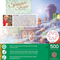 Sparkle & Shine - Santa's Depot 500 Piece Glitter Jigsaw Puzzle | Masterpieces Puzzles - BIG FRENCHIES