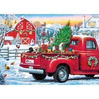 Sparkle & Shine - Winter's Joyful Arrival 500 Piece Glitter Jigsaw Puzzle | Masterpieces Puzzles - BIG FRENCHIES