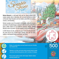 Sparkle & Shine - Winter's Joyful Arrival 500 Piece Glitter Jigsaw Puzzle | Masterpieces Puzzles - BIG FRENCHIES