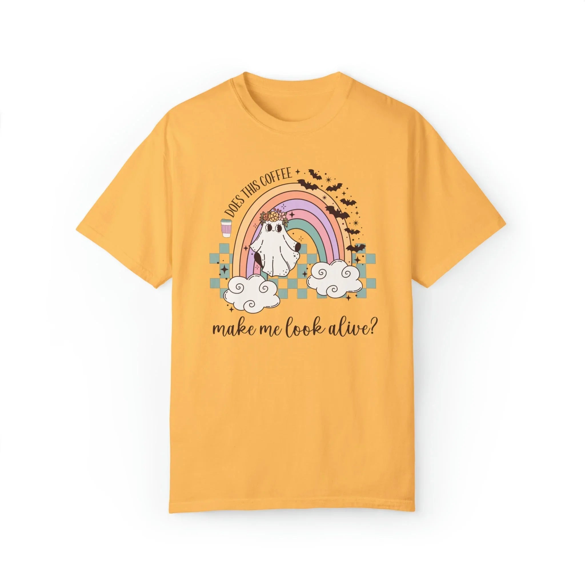 Spooky Coffee Lover Shirt: Does This Coffee Make Me Look Alive? - BIG FRENCHIES