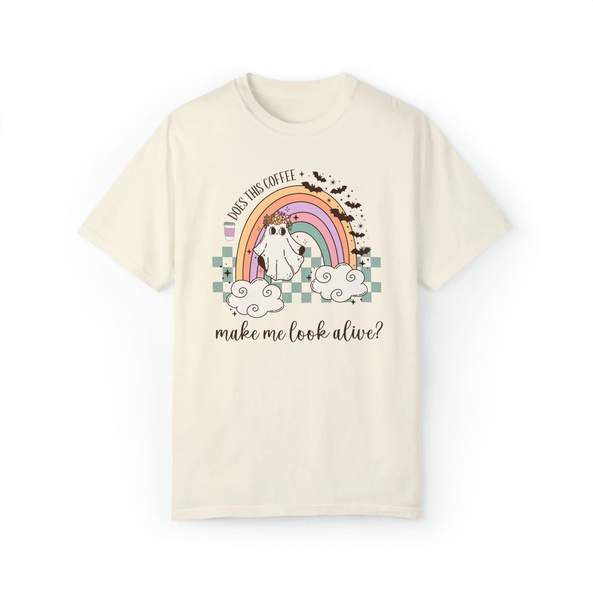 Spooky Coffee Lover Shirt: Does This Coffee Make Me Look Alive? - BIG FRENCHIES