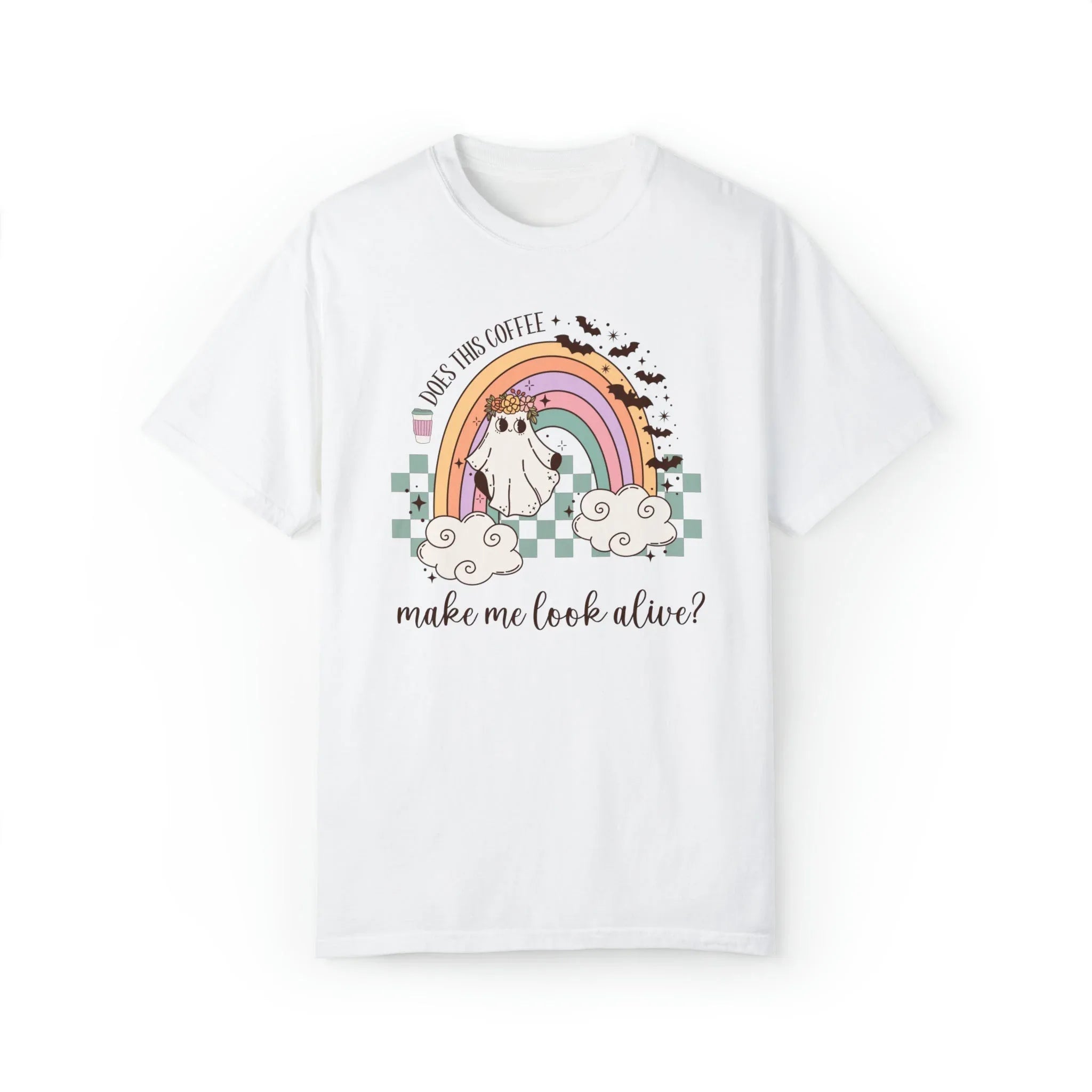 Spooky Coffee Lover Shirt: Does This Coffee Make Me Look Alive? - BIG FRENCHIES