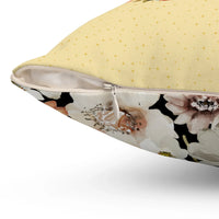 Spooky Halloween Cat Pillow for Fall with Kittens and Flowers: Creep It Real - BIG FRENCHIES