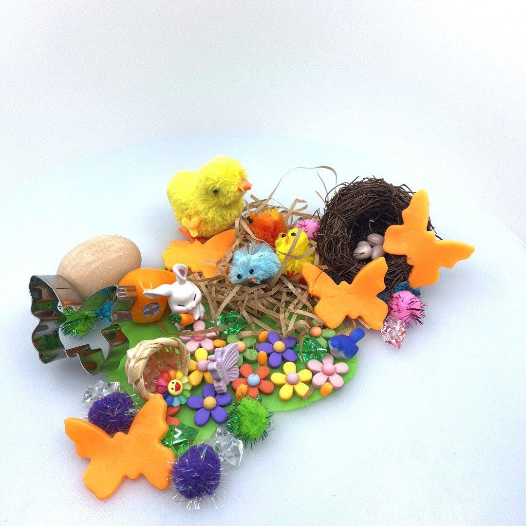 Spring Garden, Play Set with Playdough - BIG FRENCHIES