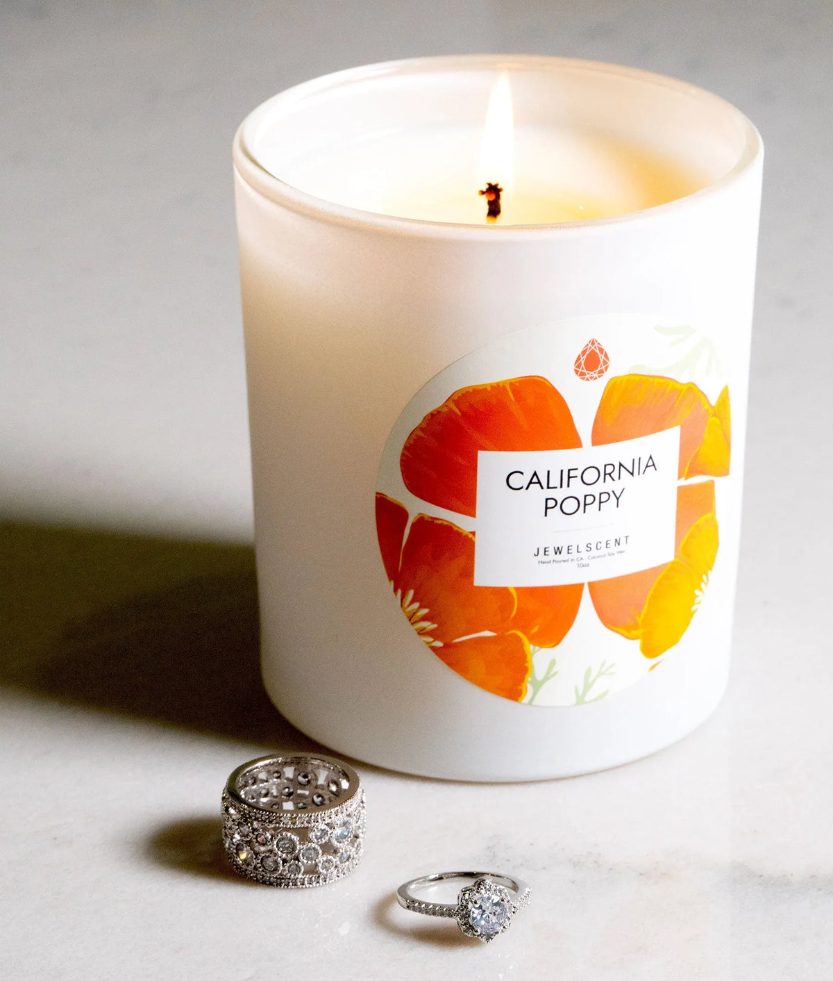 California Poppy 10oz Signature Jewelry Candle - BIG FRENCHIES
