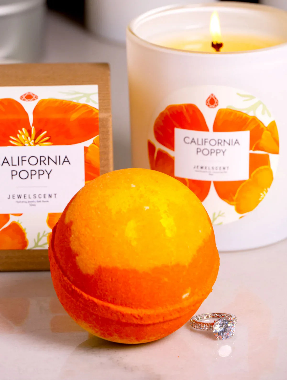 California Poppy 10oz Signature Jewelry Candle - BIG FRENCHIES