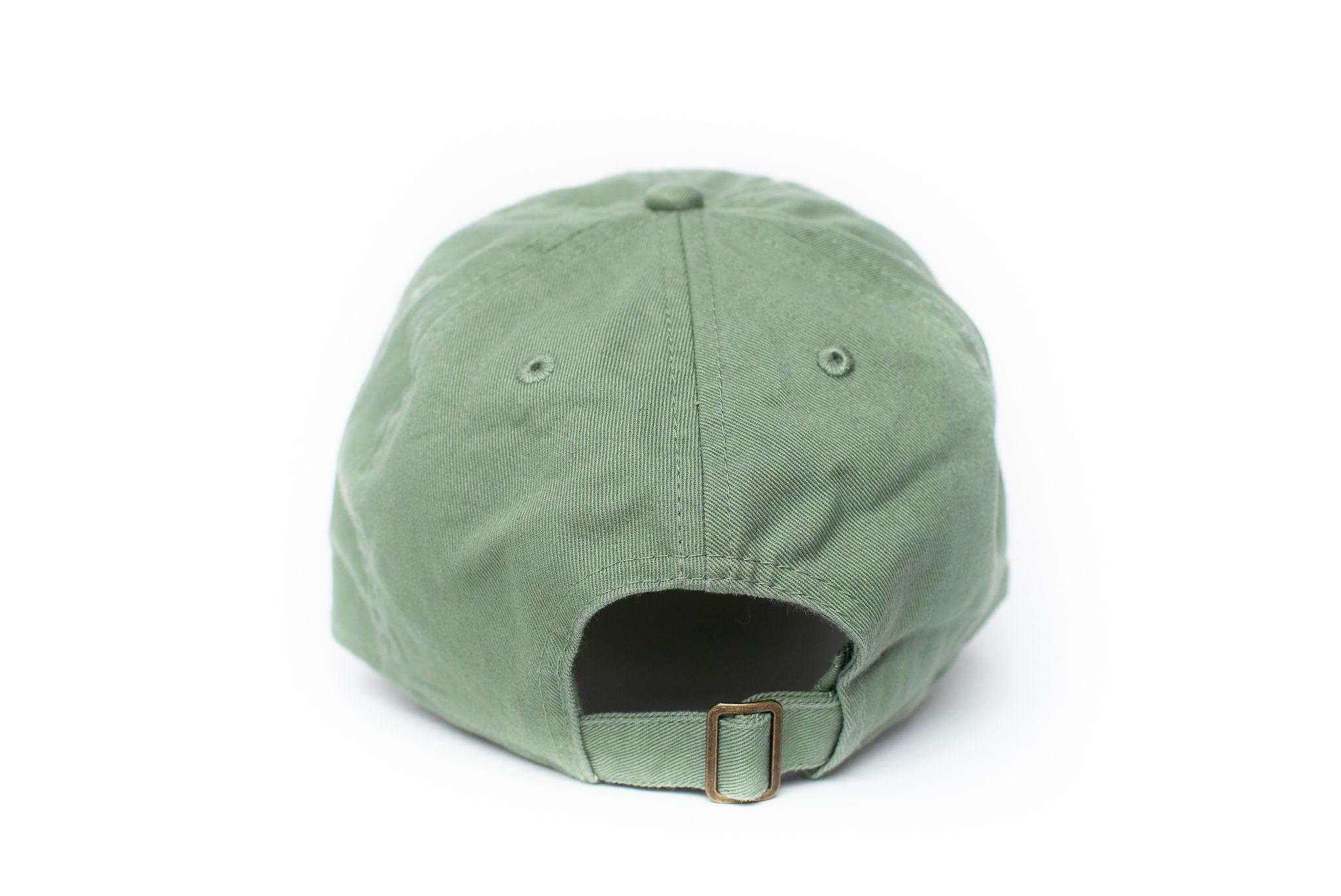 Dusty Sage Letter Baseball Hat - BIG FRENCHIES