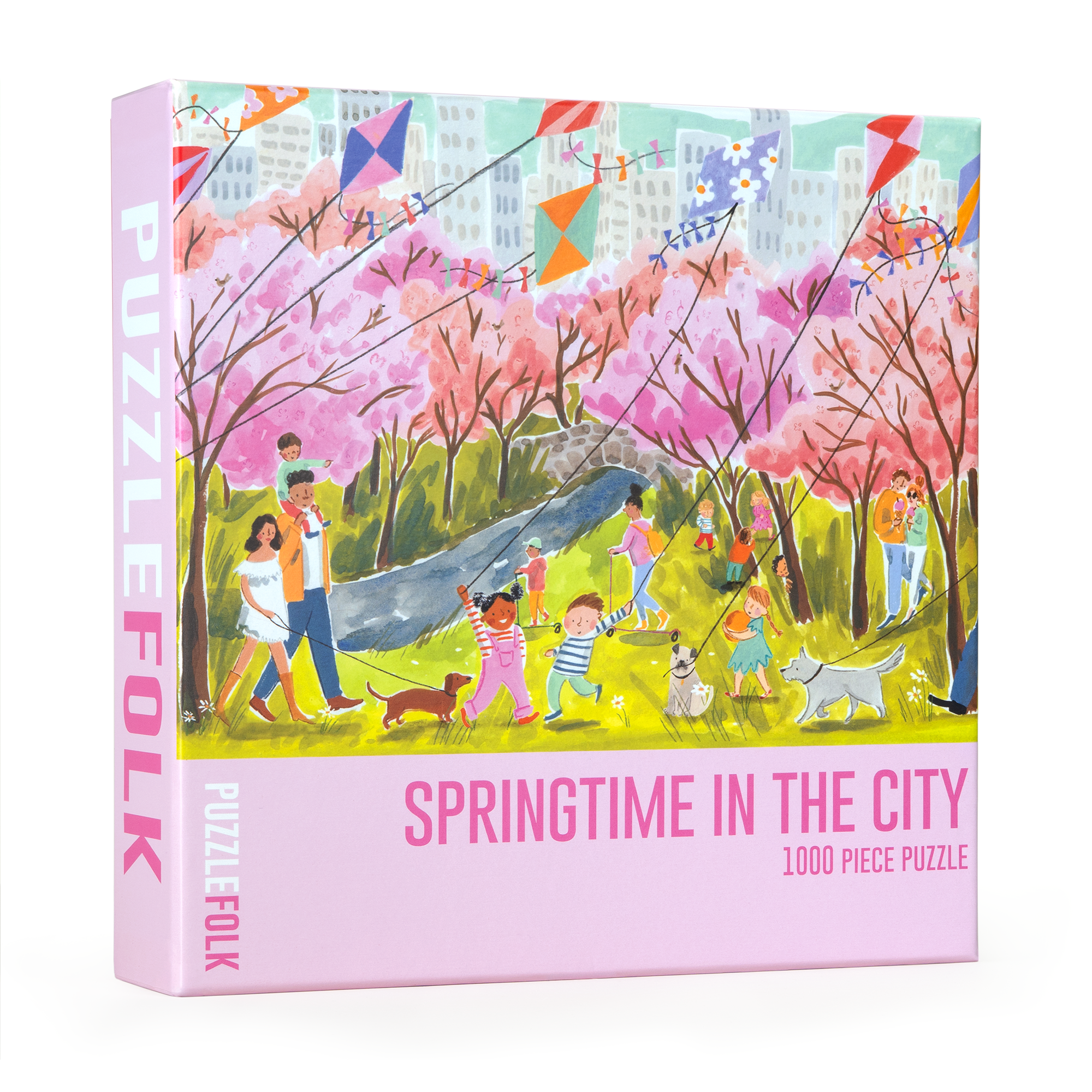 Springtime in the City 1000 Piece Jigsaw Puzzle | Puzzlefolk