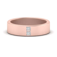 Square Diamond Mens Band