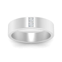 Square Diamond Mens Band