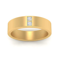 Square Diamond Mens Band
