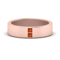 Square Diamond Mens Band