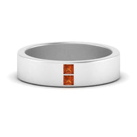 Square Diamond Mens Band
