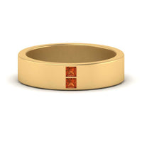 Square Diamond Mens Band