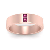 Square Diamond Mens Band