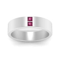 Square Diamond Mens Band
