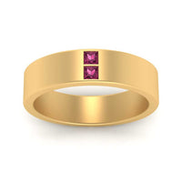 Square Diamond Mens Band