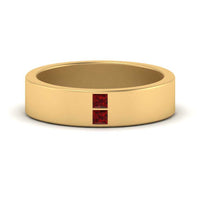 Square Diamond Mens Band
