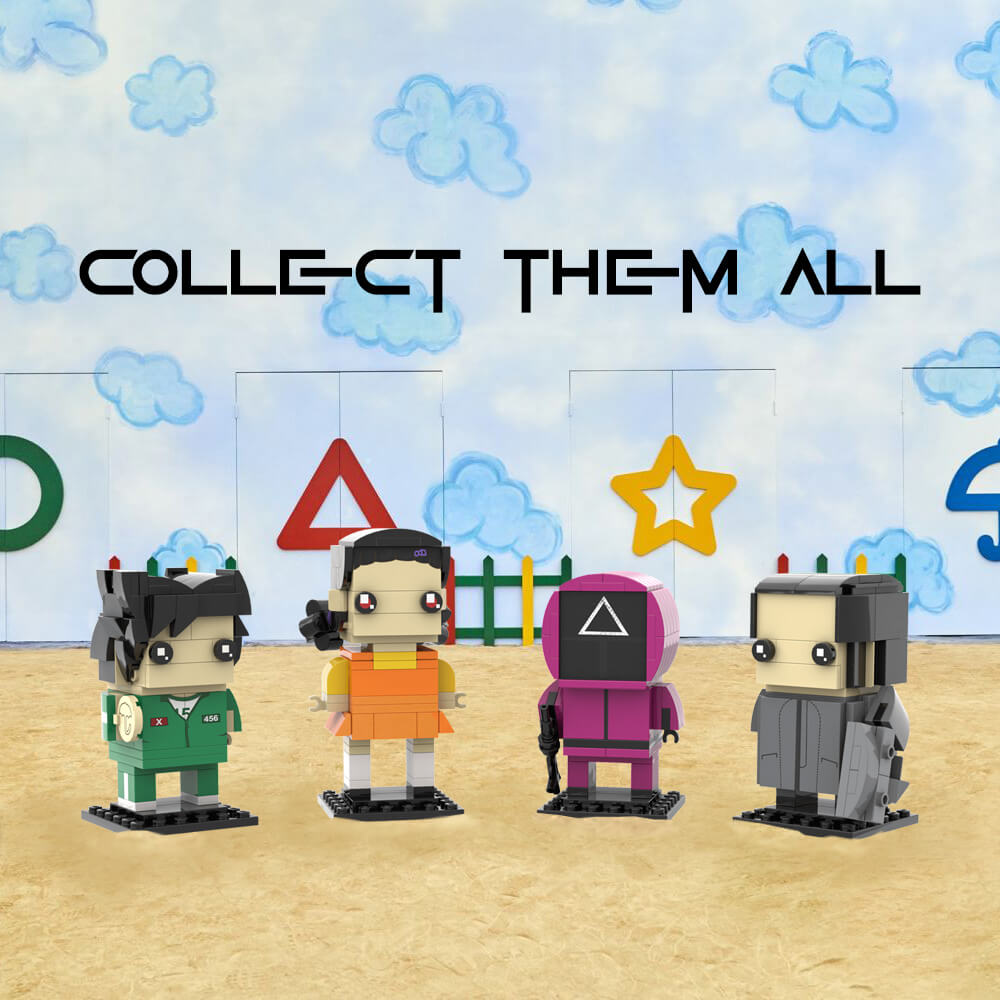 Front Man Brick Building Set - Squid Game - Custom Set - Made Using LEGO® Parts