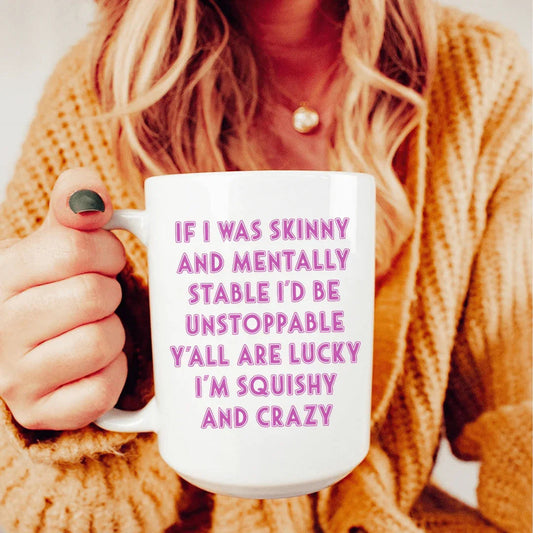 Squishy And Crazy Ceramic Mug 15 oz - BIG FRENCHIES