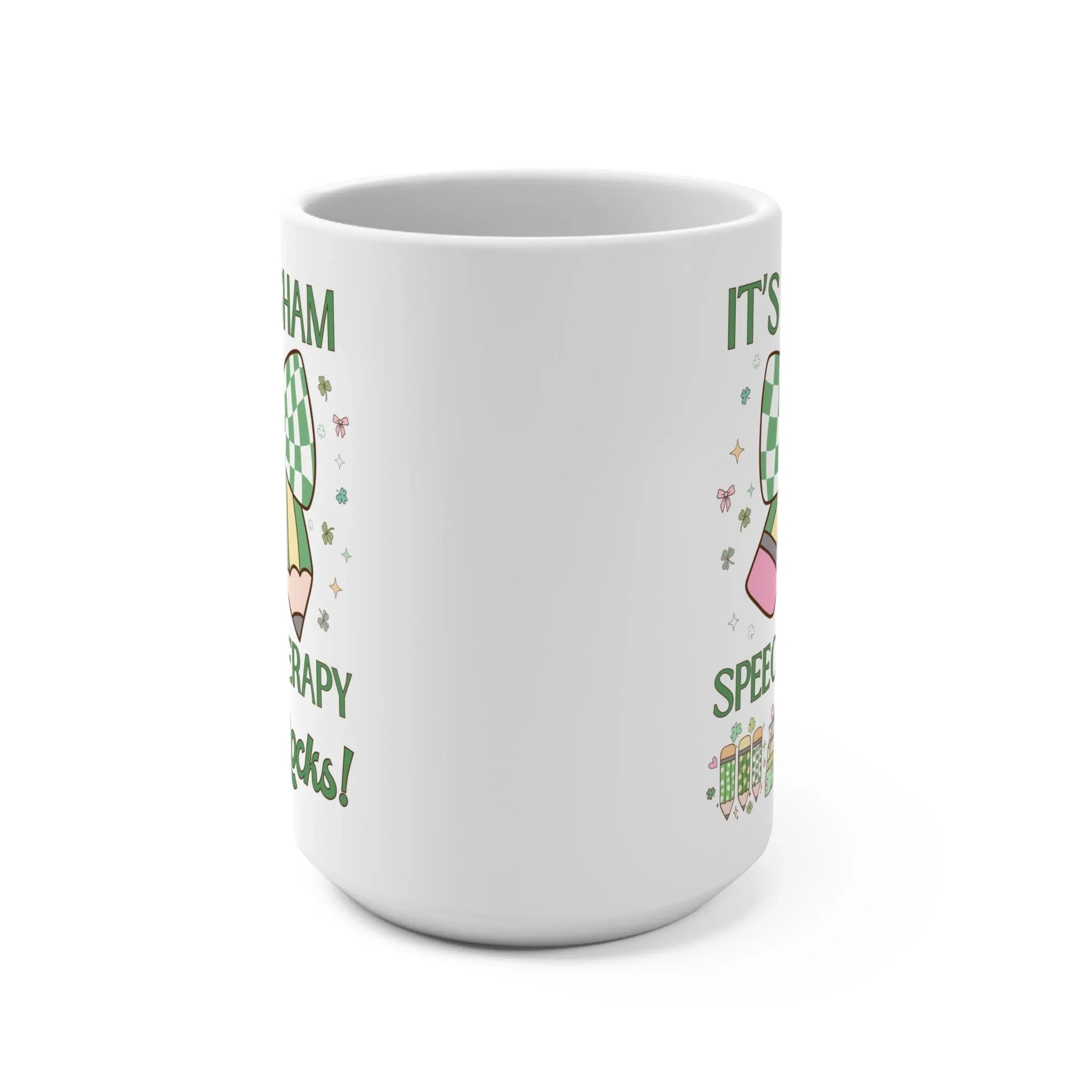 St Patricks Day Mug: Speech Therapy Rocks - BIG FRENCHIES