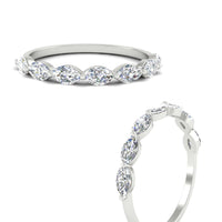 7 Stone Marquise East West 1 Carat Band
