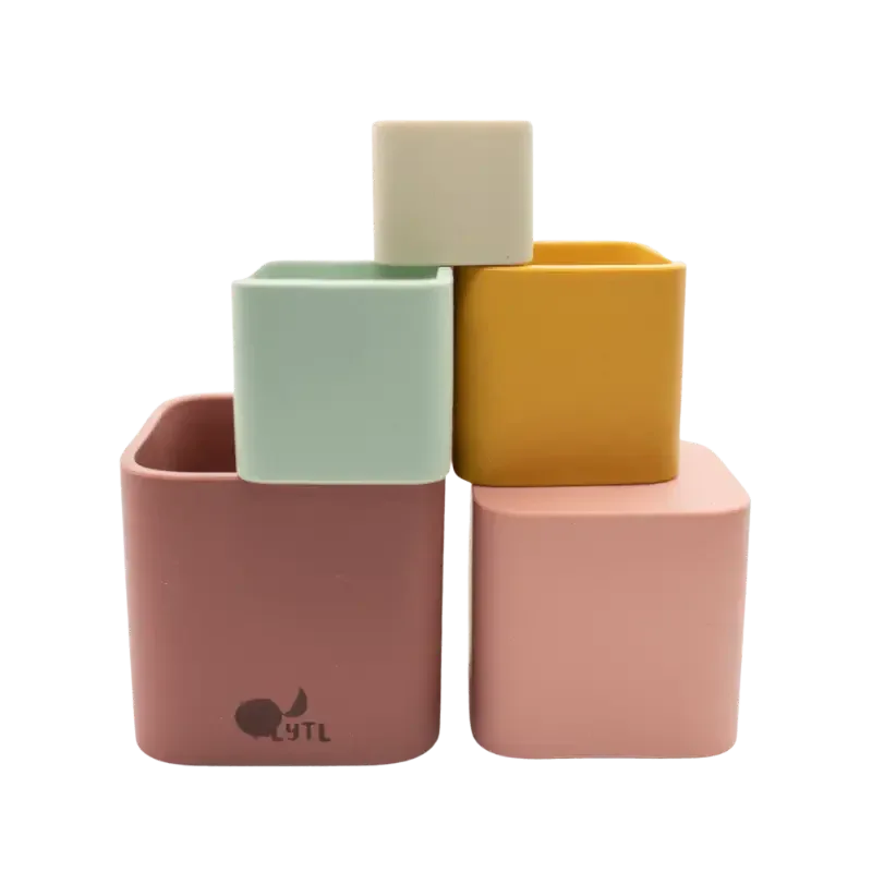 Silicone Stacking Cups – Set of 5 | LYTL®️ - BIG FRENCHIES