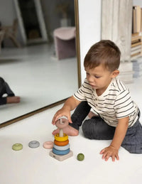 Silicone Ring Stacking Toy – 10pc| LYTL®️ - BIG FRENCHIES