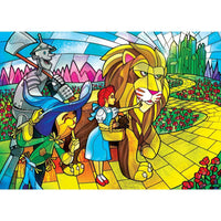 Stained Glass Wizard of Oz 500 Piece Jigsaw Puzzle | Masterpieces Puzzles - BIG FRENCHIES
