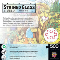 Stained Glass Wizard of Oz 500 Piece Jigsaw Puzzle | Masterpieces Puzzles - BIG FRENCHIES