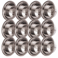 Jeffers Stainless Steel Embossed Wide-Lip Food & Water Pet Bowls
