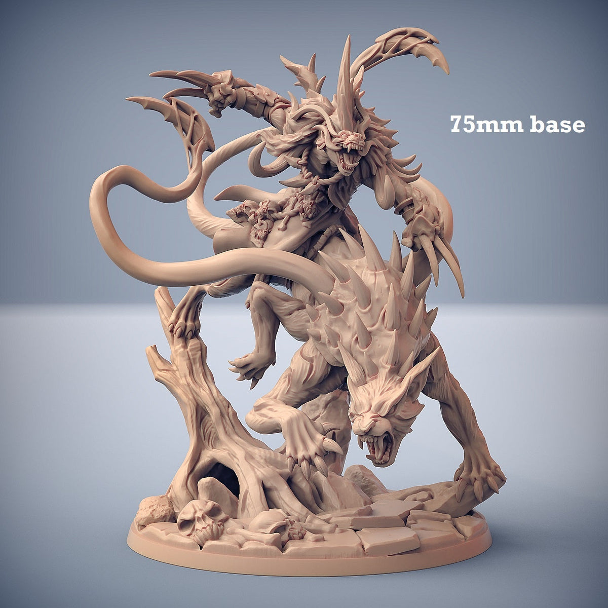 Stalkerfiend (Displacer Beast)-3D Printed Miniatures-BIG FRENCHIES-All Systems Go Games