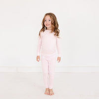 Ballet Stripe Bamboo Toddler Pajama Set - BIG FRENCHIES