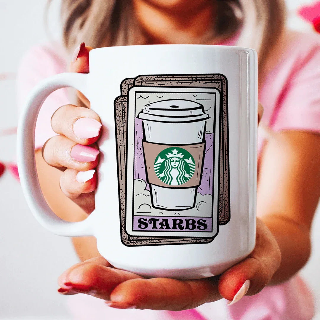 Starbs Tarot Card Ceramic Mug 15 oz - BIG FRENCHIES