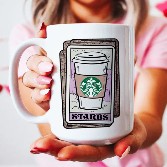 Starbs Tarot Card Ceramic Mug 15 oz - BIG FRENCHIES
