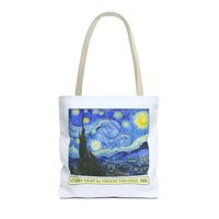 Starry Night by Vincent Van Gogh Art History Tote Bag - BIG FRENCHIES