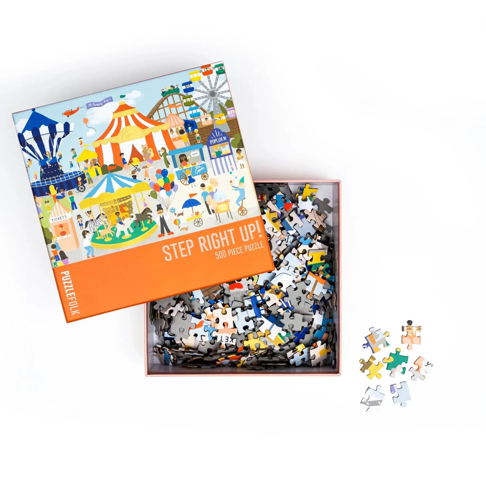 Step Right Up! 500 Piece Circus Puzzle by Puzzlefolk