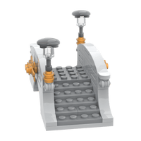 City Park Foot Bridge - Custom Brick Built Set - Made Using LEGO® Parts
